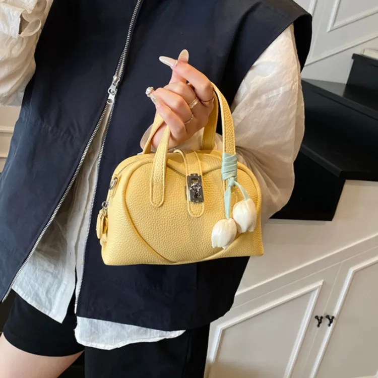 ERANGBEAR PU One Shoulder Handbag Women's Multicolor-7