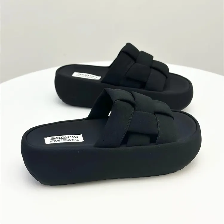 Shougu Rubber Sole Quiet Slide Slippers Women's-2