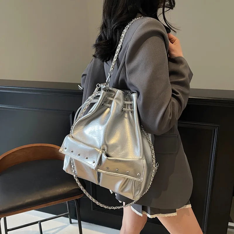 ERANGBEAR PU Backpack Regular Women's Multicolor-8