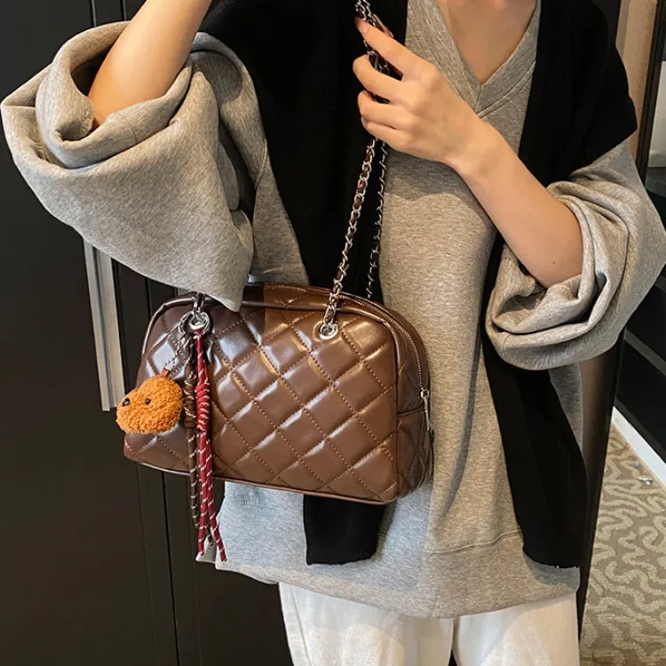 ERANGBEAR PU Crossbody Bag, Shoulder Bag Regular Women's Black/Brown/Coffee/Red-9