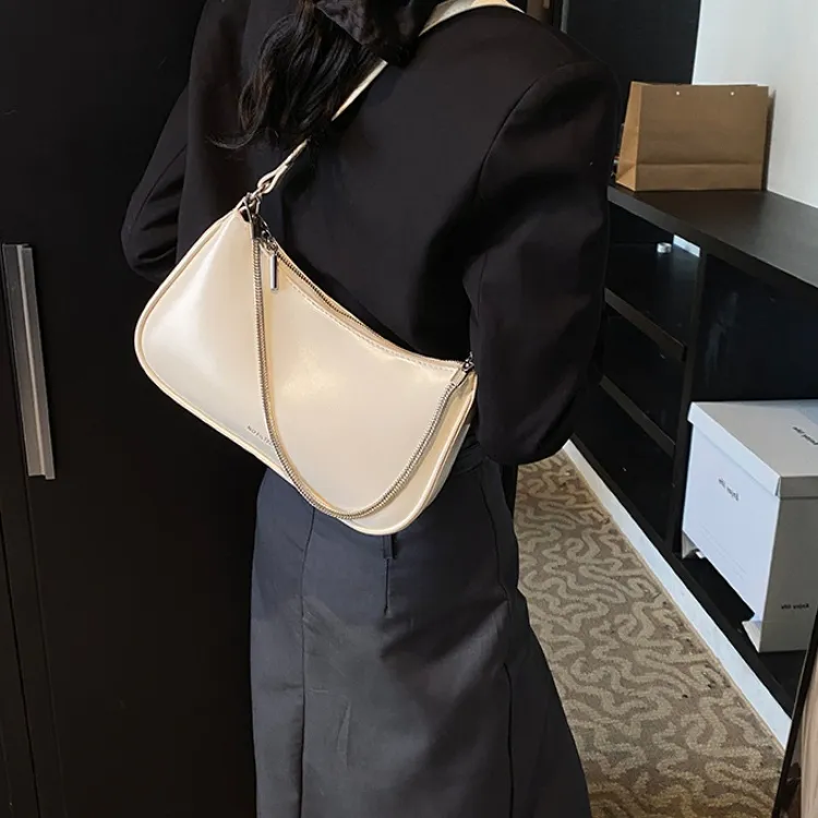 ERANGBEAR PU Shoulder Bag Regular Women's Jelly Color/Light Coffee/Black/Ecru/Milk Tea Beige-10