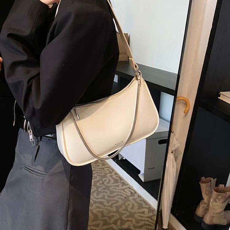 ERANGBEAR PU Shoulder Bag Regular Women's Jelly Color/Light Coffee/Black/Ecru/Milk Tea Beige-11