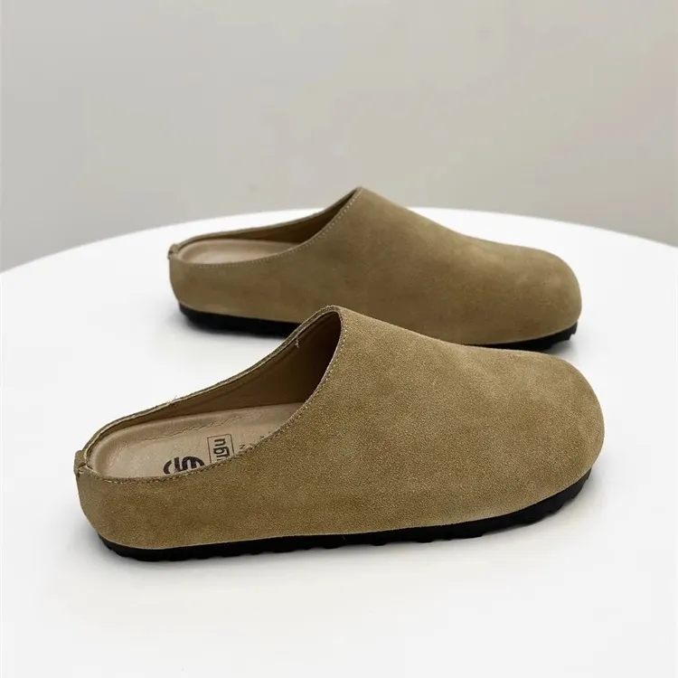 Shougu Slip Resistant Closed Toe Slippers Women's Coffee/Ancora Red/Camel-9