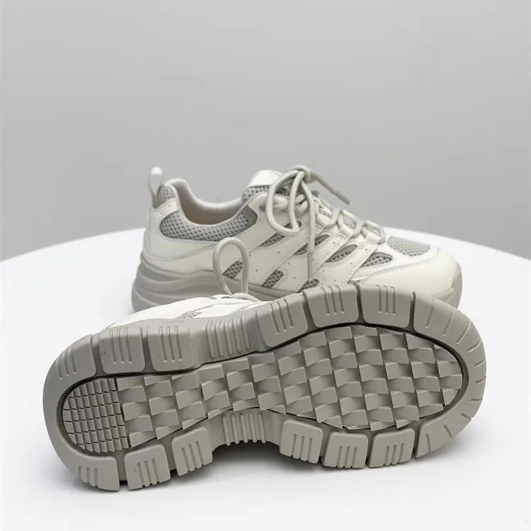 Shougu Slip Resistant Low Top Chunky Sneakers Women's-3