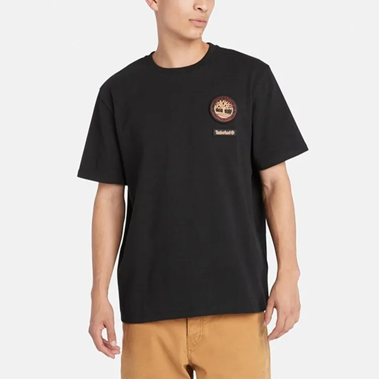 Timberland Set in Sleeve T Shirt Unisex Black-5