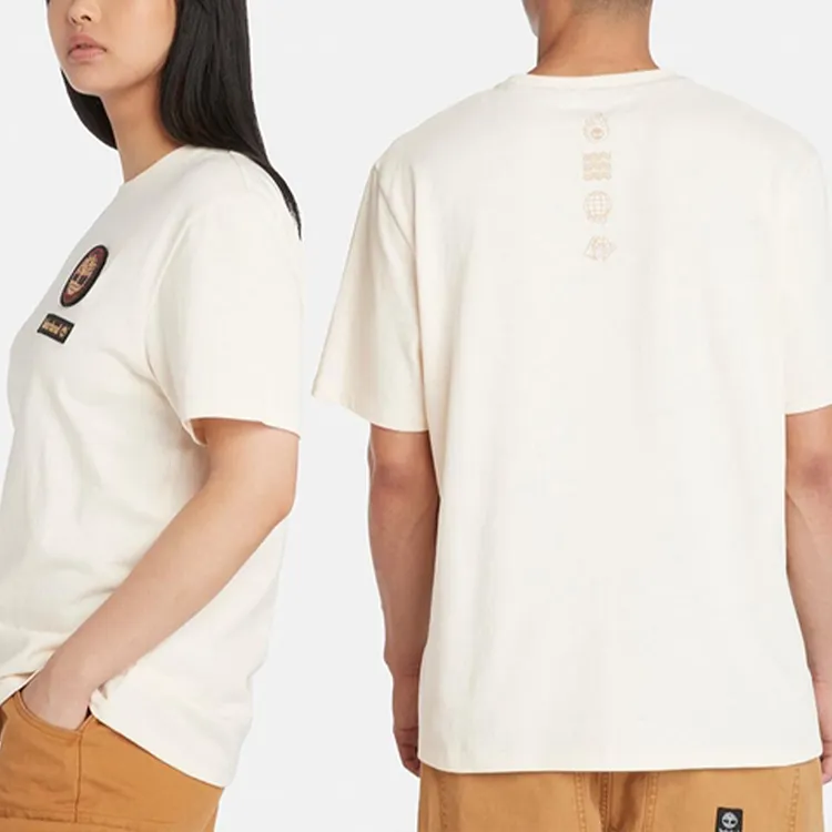 Timberland T Shirt Unisex Smoke White-4