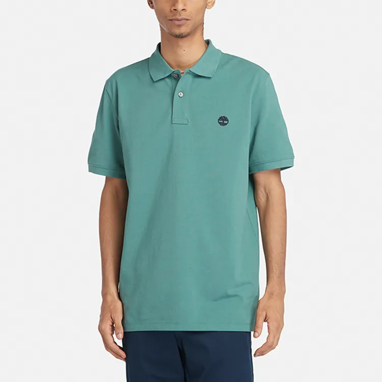 Timberland Polo Shirts Men Turquoise-4