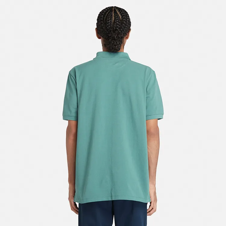 Timberland Polo Shirts Men Turquoise-2