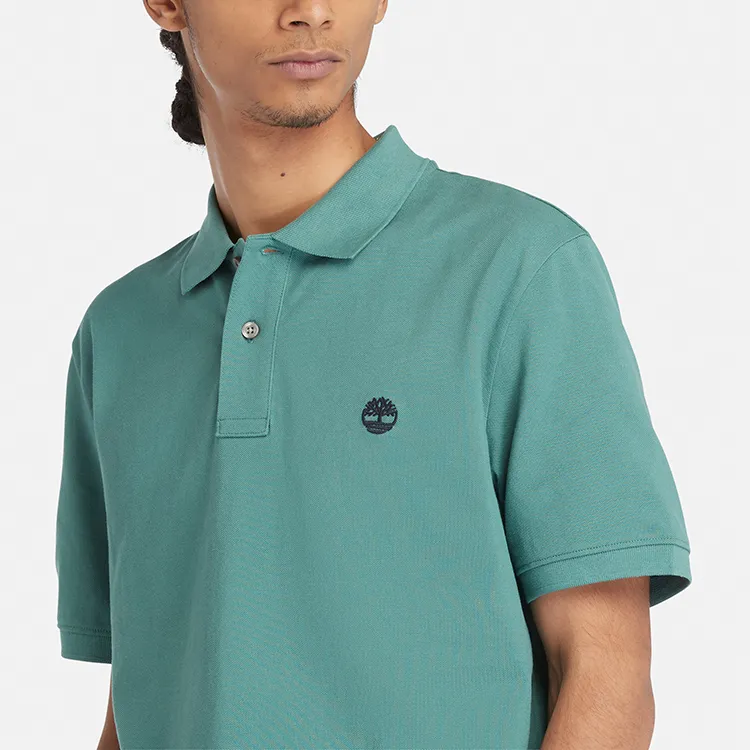 Timberland Polo Shirts Men Turquoise-3