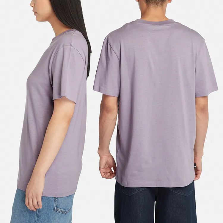 Timberland T Shirt Unisex Gray Purple-4