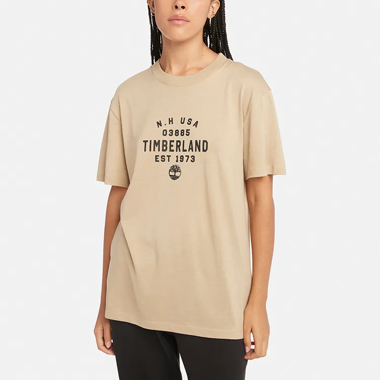 Timberland T Shirts Unisex Liquorice Yellow-2