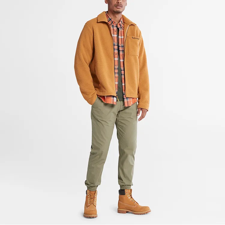 Timberland Velvet Jackets Men Wheat-3