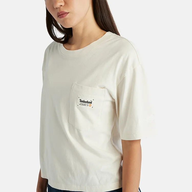 Timberland Crop Tops Women's Undyed-3