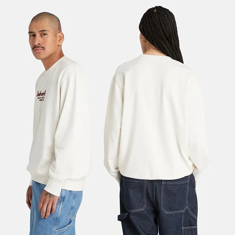 Timberland Sweatshirts Unisex Vintage White-4