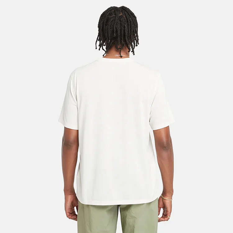 Timberland T Shirts Men Vintage White-3