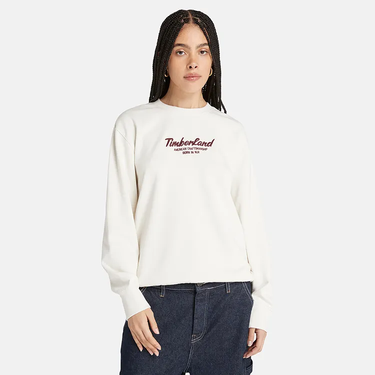 Timberland Sweatshirts Unisex Vintage White-5
