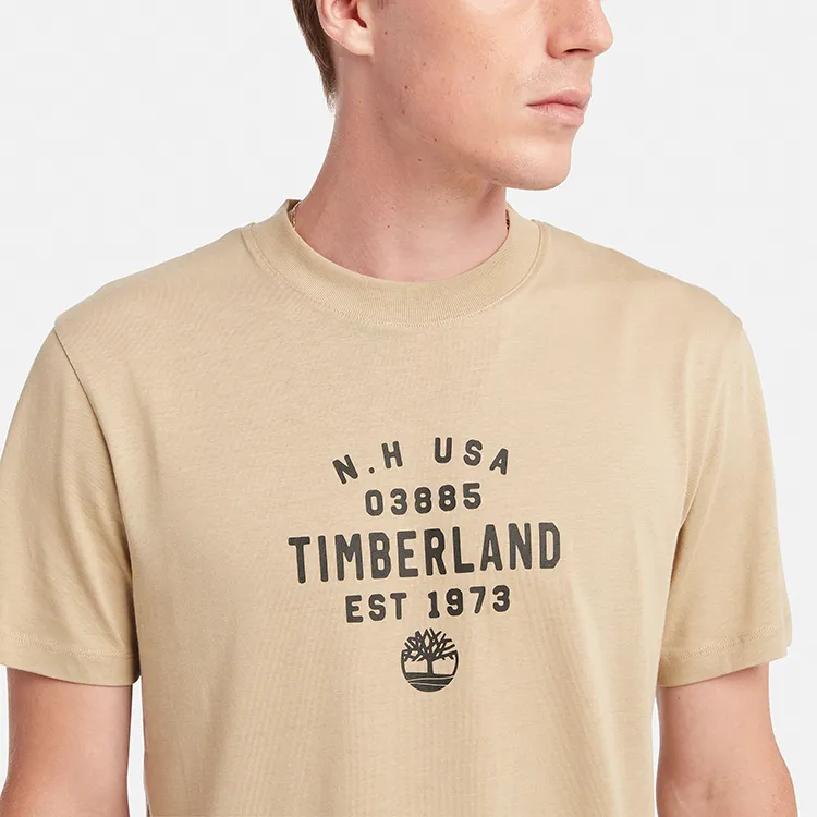 Timberland T Shirts Unisex Liquorice Yellow-5