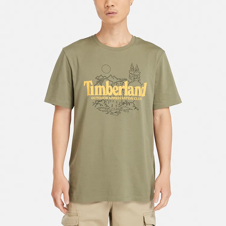 Timberland T Shirt Men's Kassel Green-3
