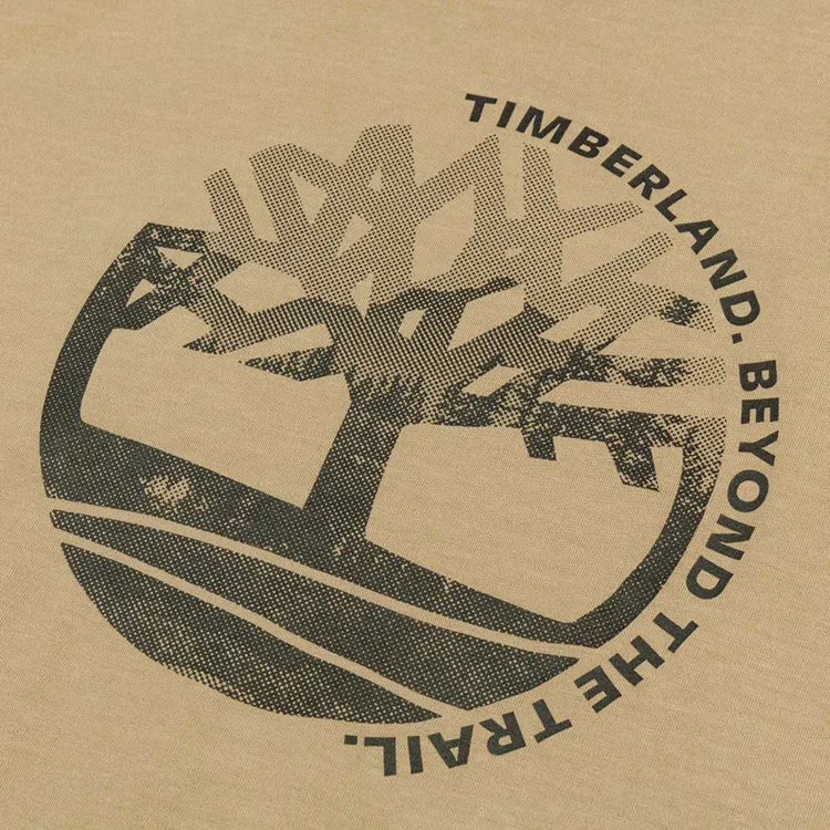 Timberland T Shirt Men's Liquorice Yellow-3