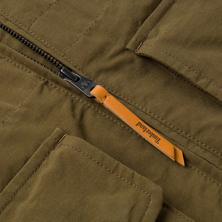 Timberland Puffer Jacket Men's Dark Olive Green-4