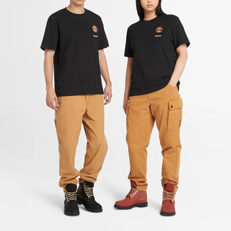 Timberland Set in Sleeve T Shirt Unisex Black-2