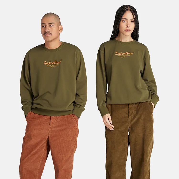 Timberland Sweatshirts Unisex Dark Olive Green-3