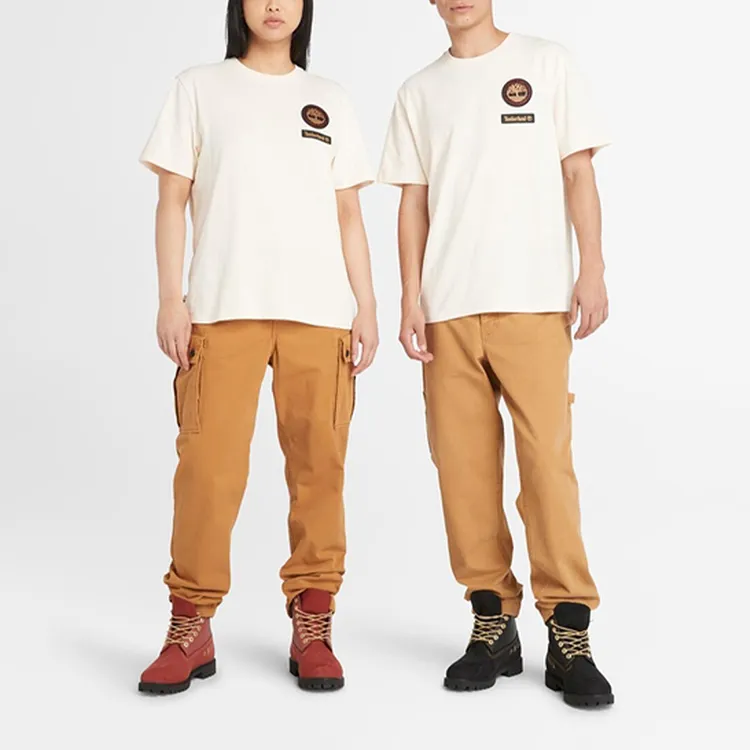 Timberland T Shirt Unisex Smoke White-2