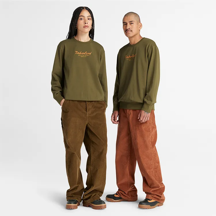 Timberland Sweatshirts Unisex Dark Olive Green-2