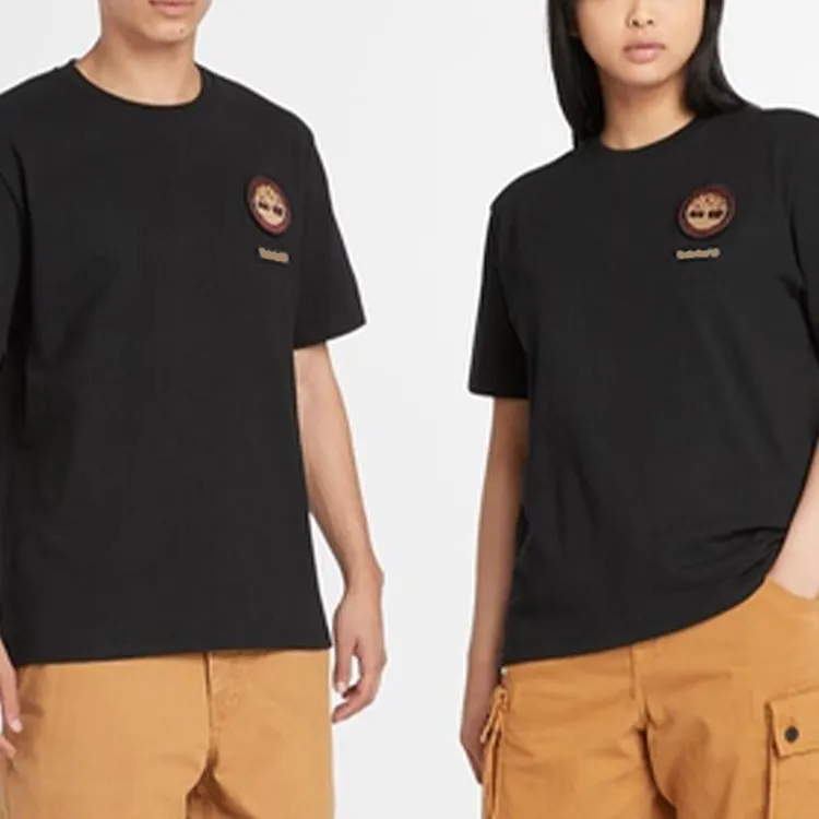 Timberland Set in Sleeve T Shirt Unisex Black-3