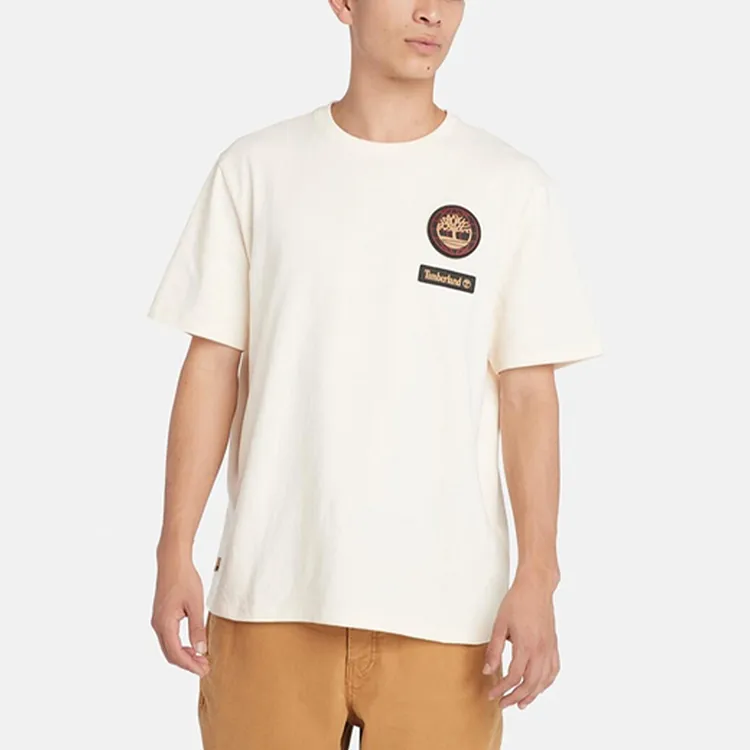 Timberland T Shirt Unisex Smoke White-5