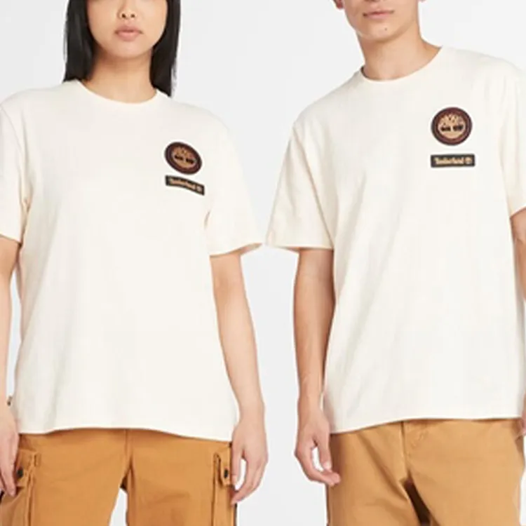 Timberland T Shirt Unisex Smoke White-3