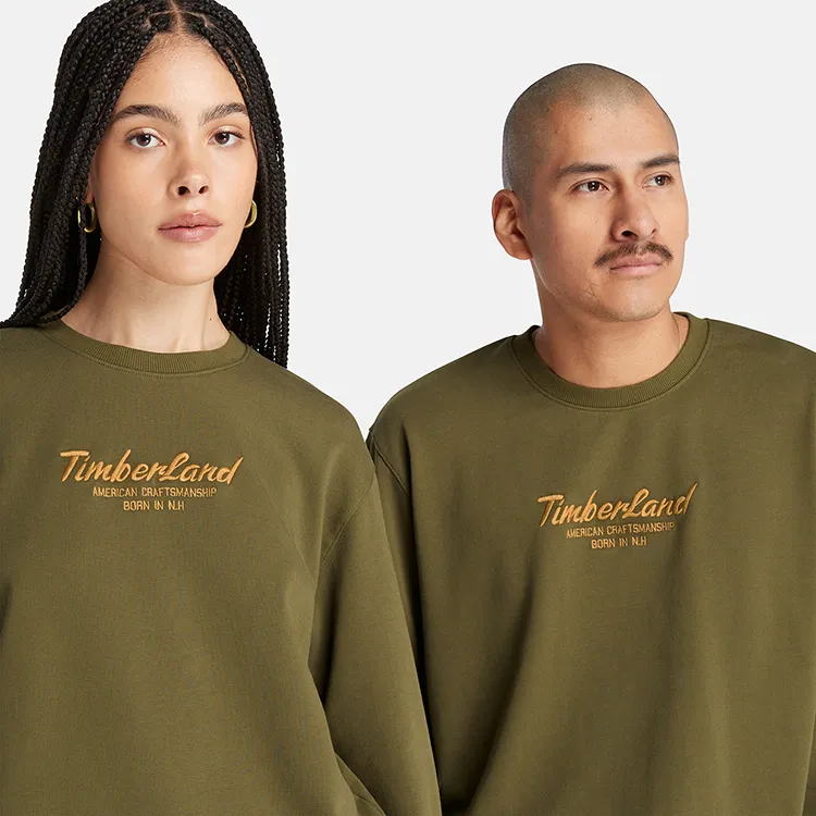 Timberland Sweatshirts Unisex Dark Olive Green-6