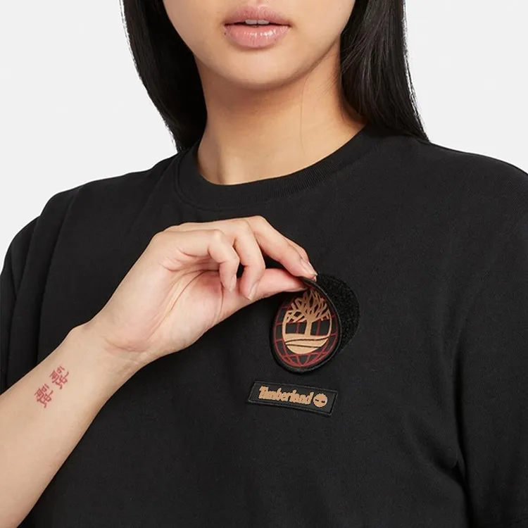 Timberland Set in Sleeve T Shirt Unisex Black-6