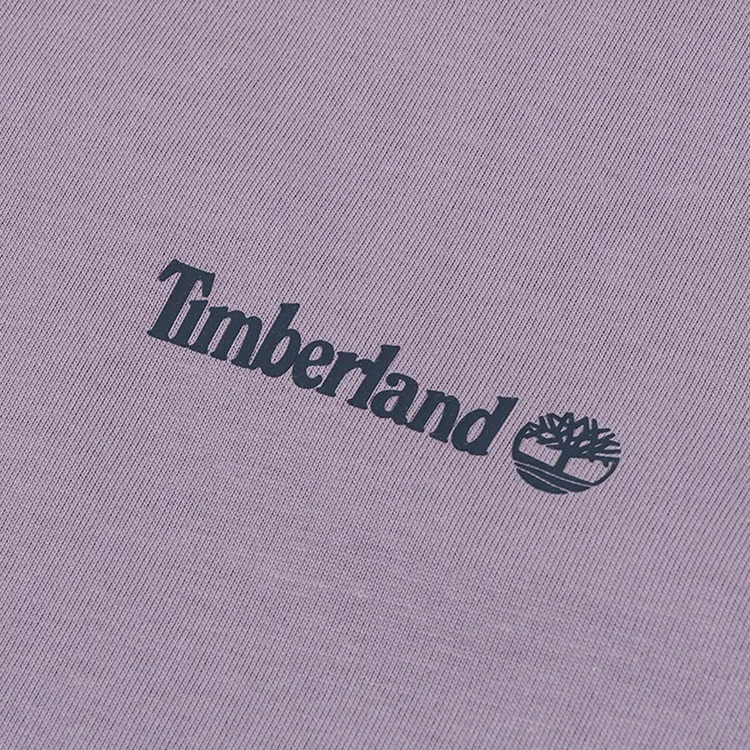 Timberland T Shirt Men's Light Purple-3