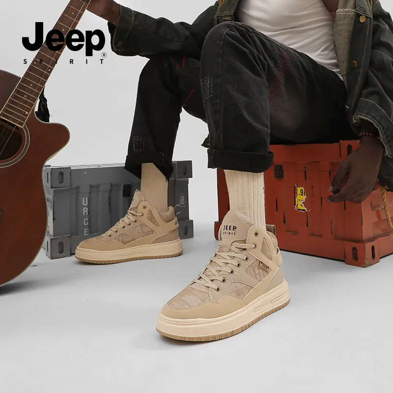 JEEP SPIRIT Coverage Slip Resistant, Abrasion Resistant, Lightweight, Breathable High Top Skateboard Shoes Men's-17