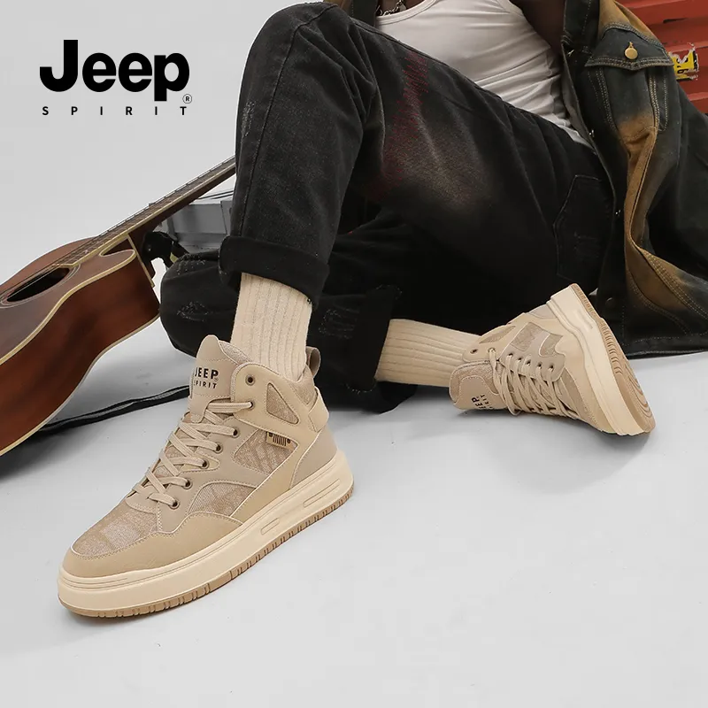 JEEP SPIRIT Coverage Slip Resistant, Abrasion Resistant, Lightweight, Breathable High Top Skateboard Shoes Men's-16