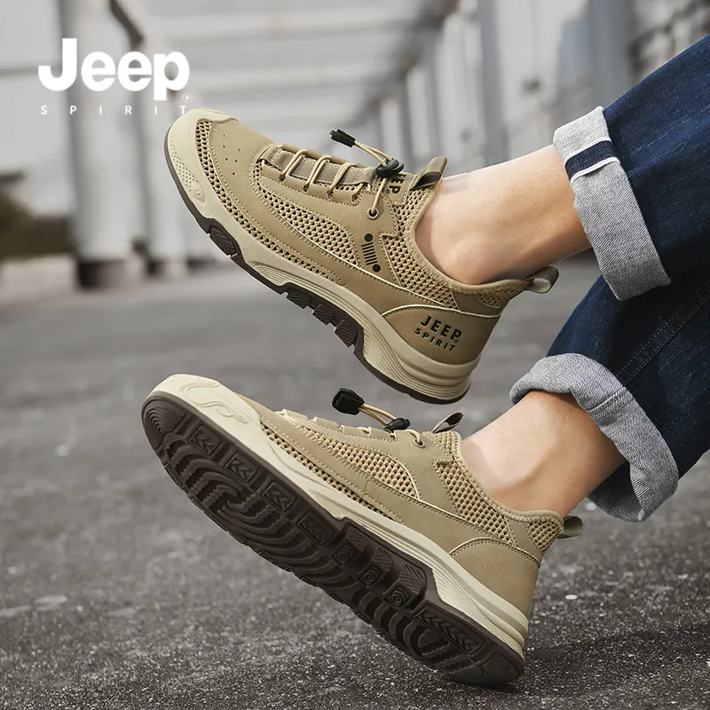 JEEP SPIRIT Anti-Slip And Wear-Resistant Lightweight Outdoor Shoes Men's-12