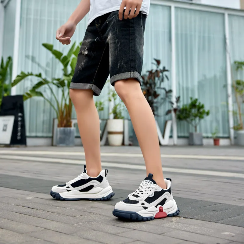 JEEP SPIRIT Slip Resistant, Abrasion Resistant, Breathable, Height Increasing Low Top Casual Shoes Unisex-48