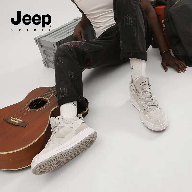 JEEP SPIRIT Coverage Slip Resistant, Abrasion Resistant, Lightweight, Breathable High Top Skateboard Shoes Men's-9