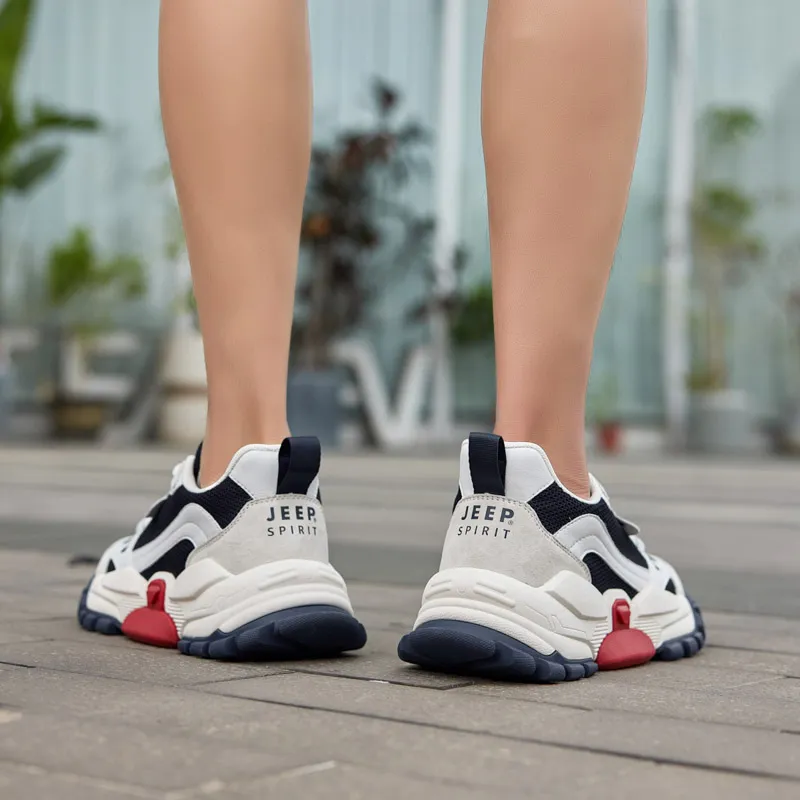 JEEP SPIRIT Slip Resistant, Abrasion Resistant, Breathable, Height Increasing Low Top Casual Shoes Unisex-49