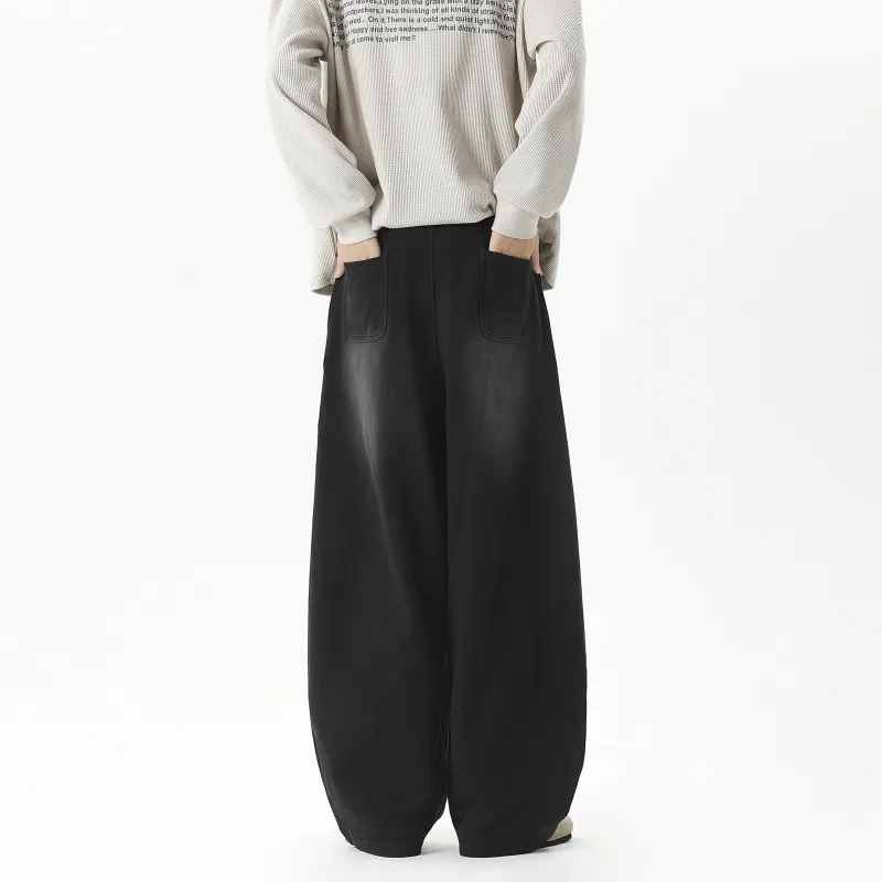 MXDT Knitted Sports Pants Unisex Black-1