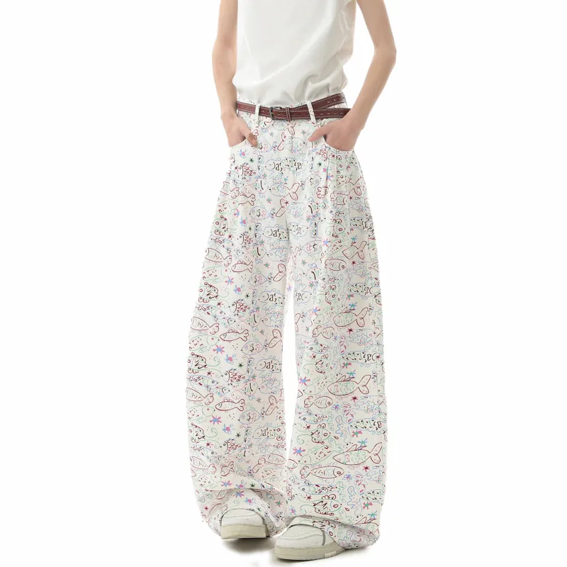 MXDT Jeans Unisex White-2