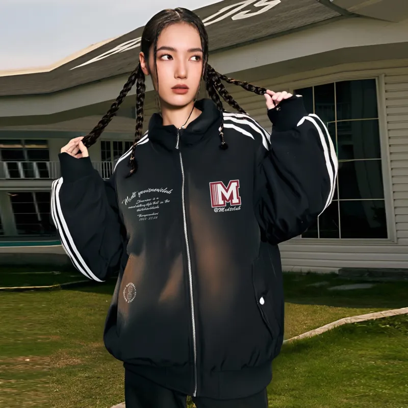 MXDT Jackets Coats Unisex Black-2