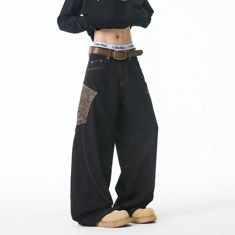 MXDT Jeans Unisex Black-1