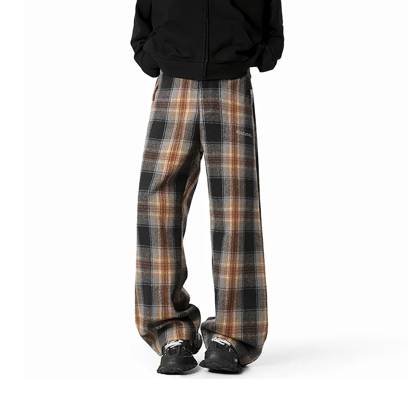 MXDT Casual Pants Unisex Brown-5