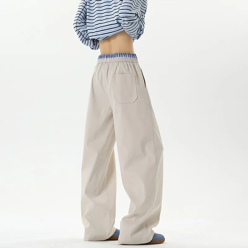 PANDA ADEVIL Teenagers Loose Fit Straight Fit Casual Sports Pants Unisex-25