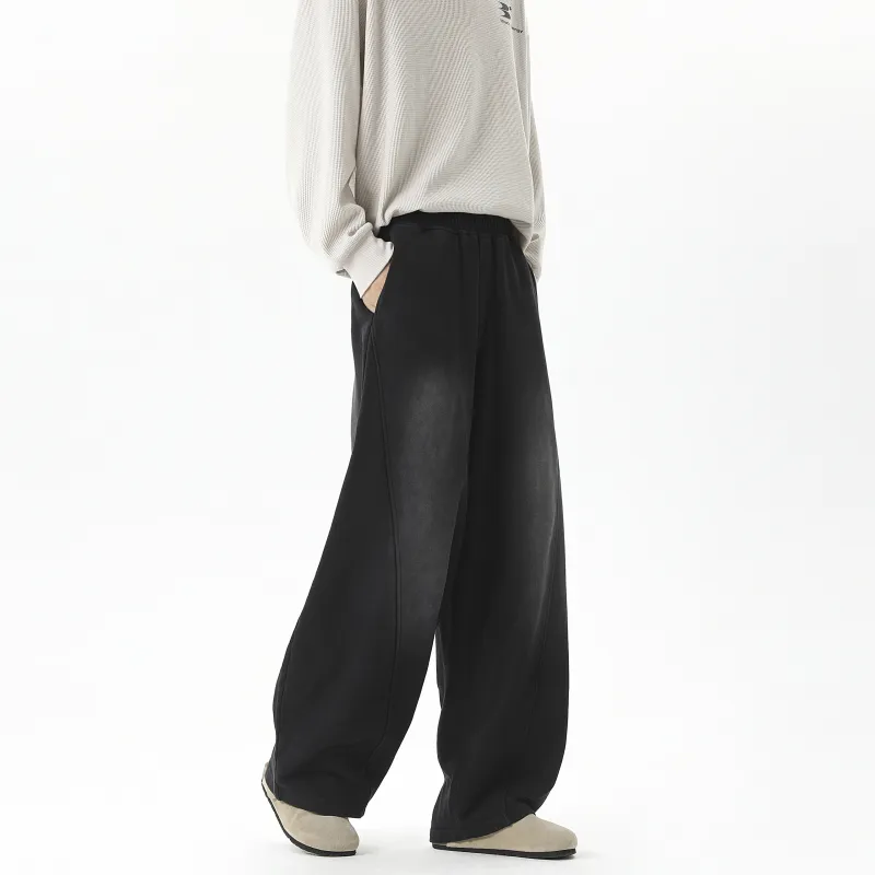 MXDT Knitted Sports Pants Unisex Black-2
