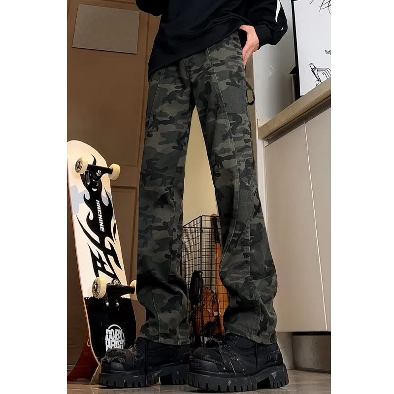 MXDT Casual Pants Unisex Camouflage-2