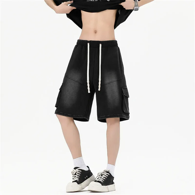 MXDT Denim Shorts Unisex Black-3
