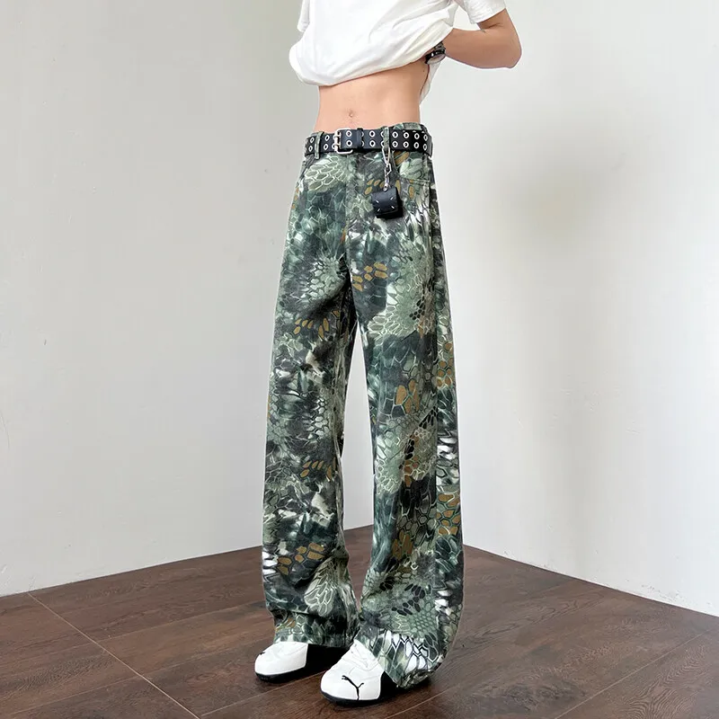 MXDT Jeans Unisex Camouflage Snake Skin-6